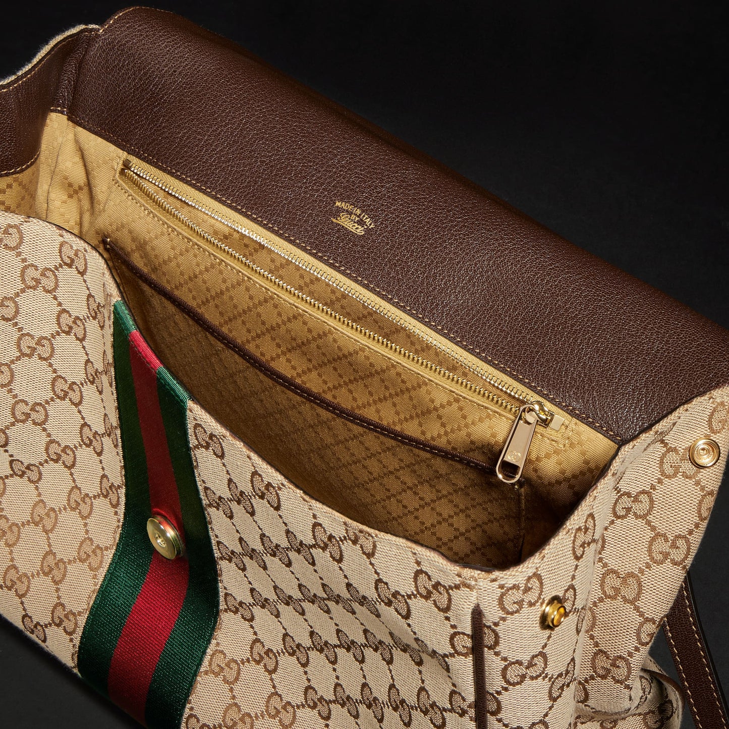 Gucci Paparazzo Large Top Handle Bag — GG Canvas