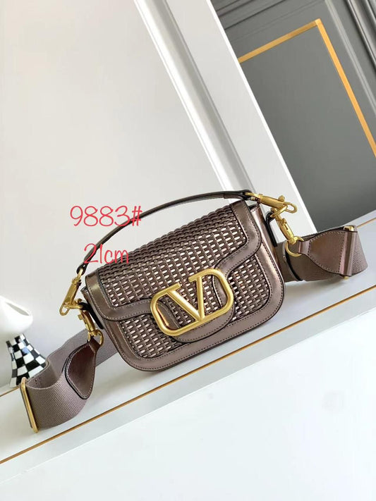 Mini crossbody designer evening bag with crystal V-detail handle - Urban Muze styling