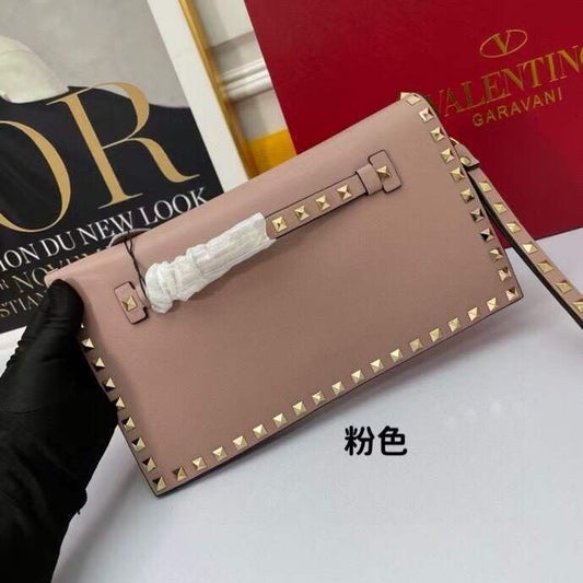 Valentino Garavani Rockstud Wallet With Leather Studded Strap