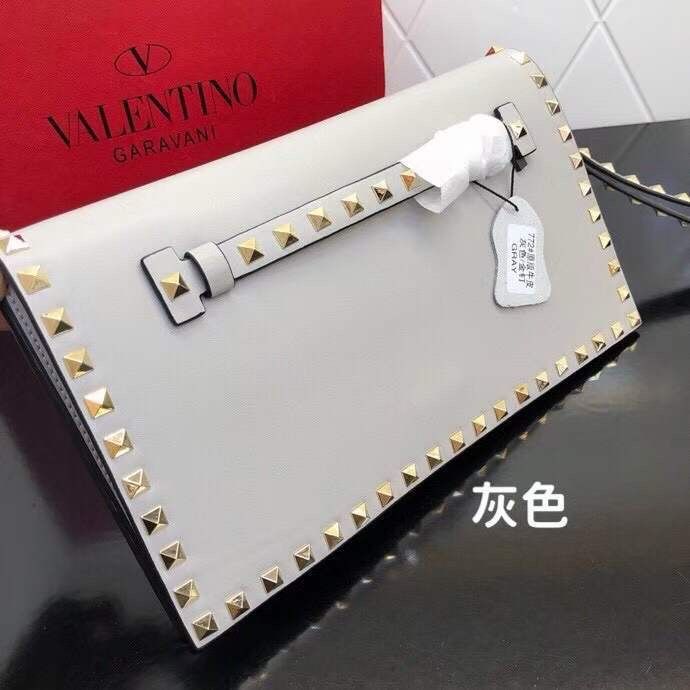 Valentino Garavani Rockstud Wallet With Leather Studded Strap