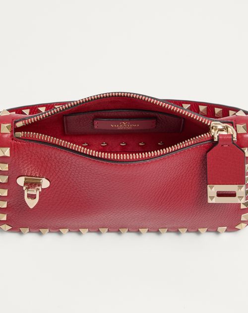 Valentino Small Rockstud Grainy Calfskin Crossbody Bag