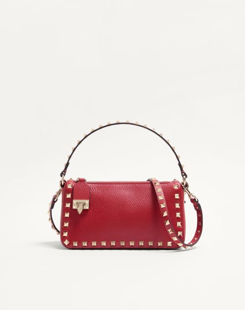 Valentino Small Rockstud Grainy Calfskin Crossbody Bag