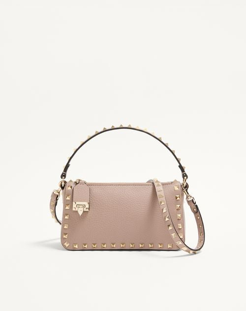 Valentino Small Rockstud Grainy Calfskin Crossbody Bag