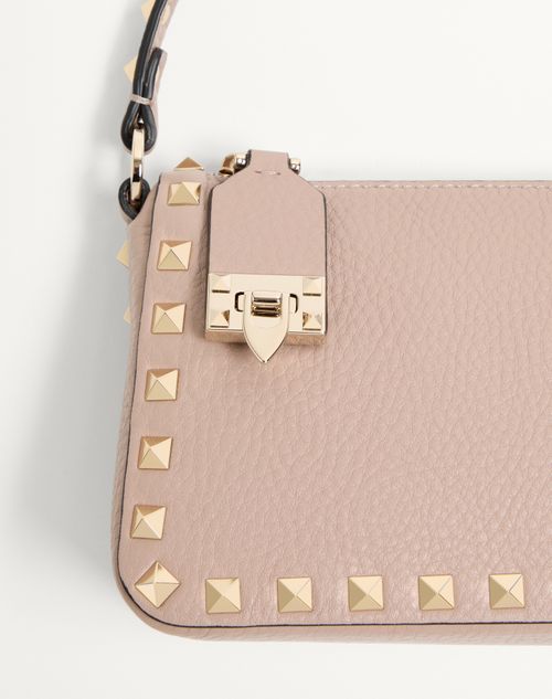 Valentino Small Rockstud Grainy Calfskin Crossbody Bag