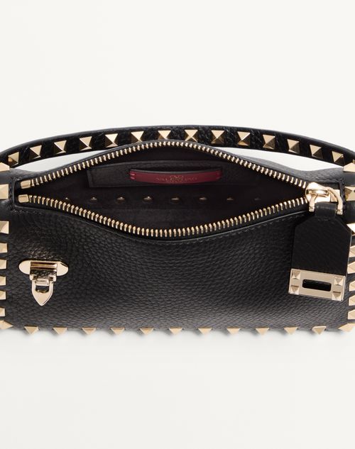 Valentino Small Rockstud Grainy Calfskin Crossbody Bag