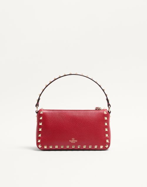 Valentino Small Rockstud Grainy Calfskin Crossbody Bag