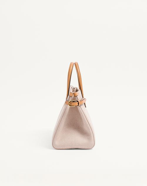 Valentino Garavani Antibes Small Shopping Bag In Canvas