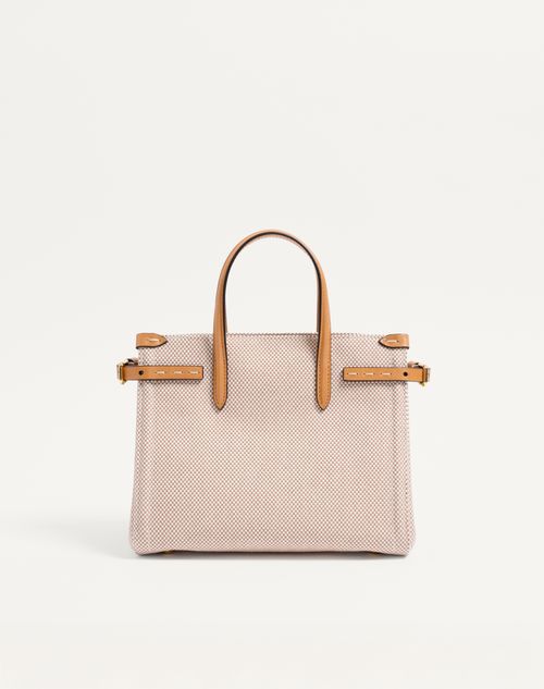 Valentino Garavani Antibes Small Shopping Bag In Canvas
