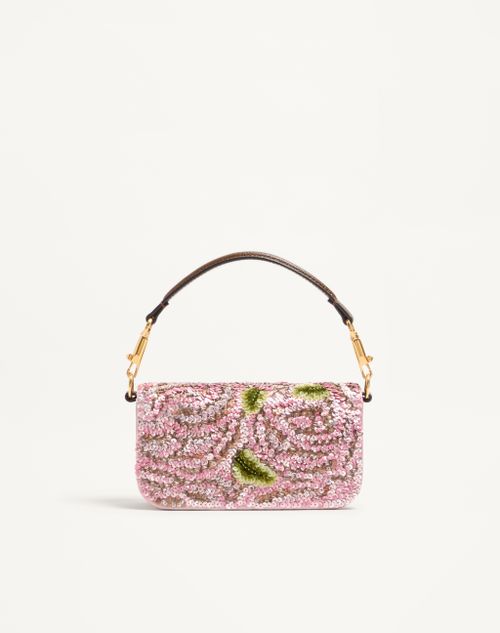 Valentino Garavani Locò Small Embroidered Shoulder Bag