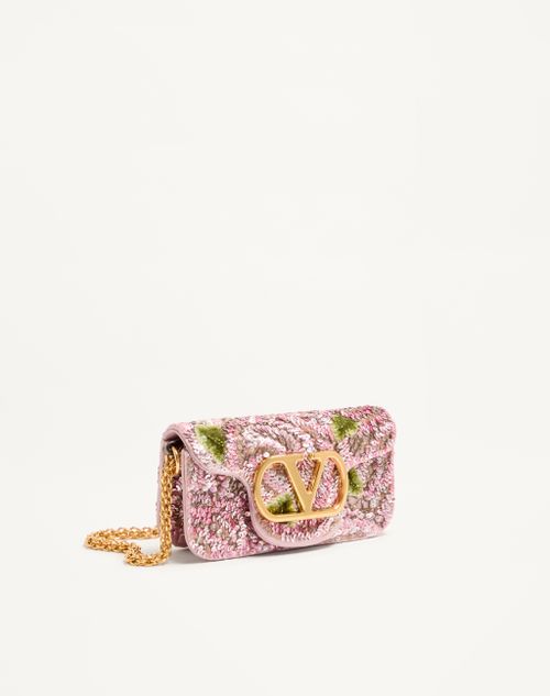 Valentino Garavani Locò Small Embroidered Shoulder Bag