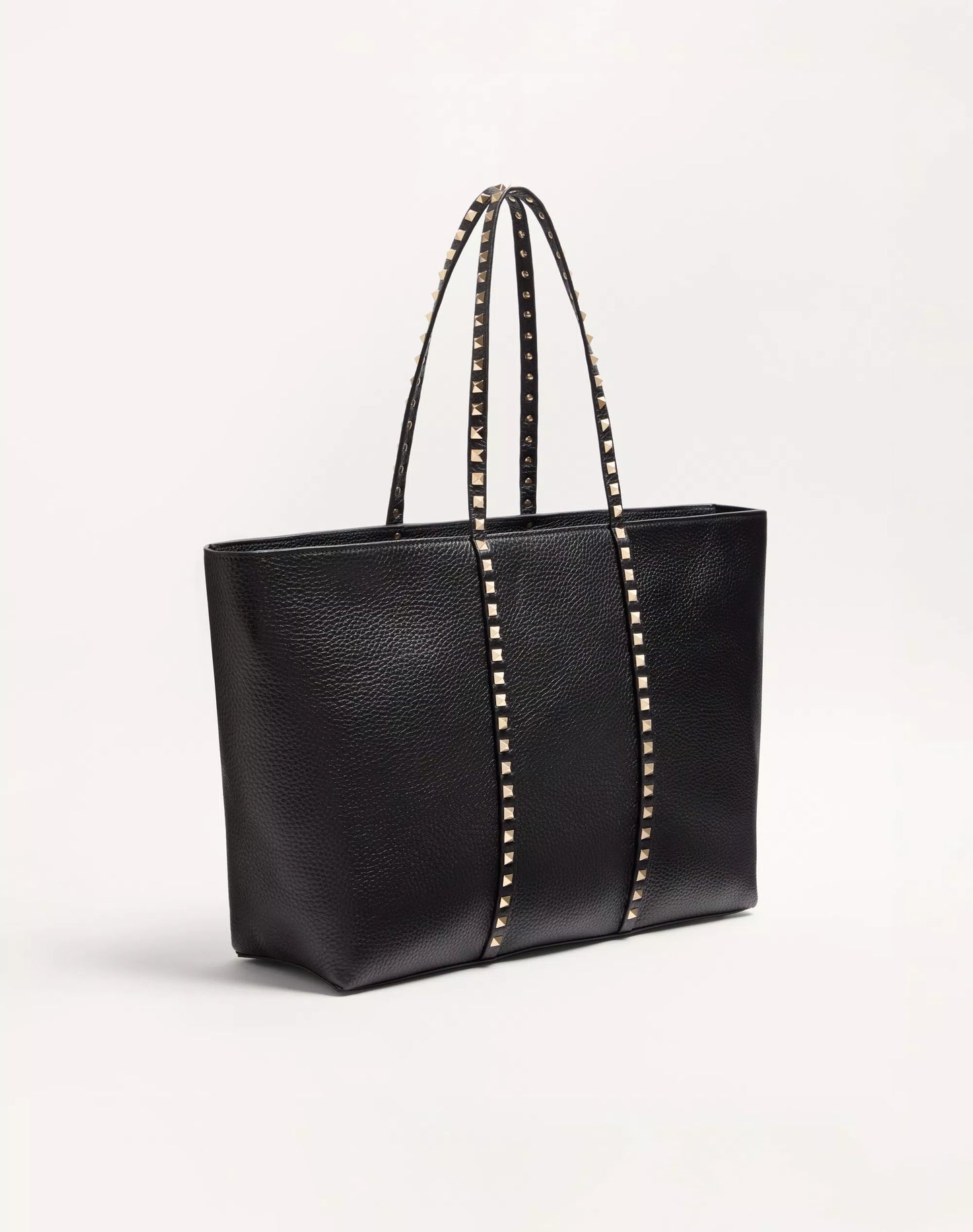 Valentino Garavani Rockstud Grainy Shopping Bag