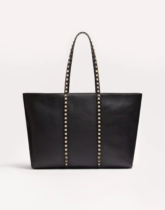 Valentino Garavani Rockstud Grainy Shopping Bag