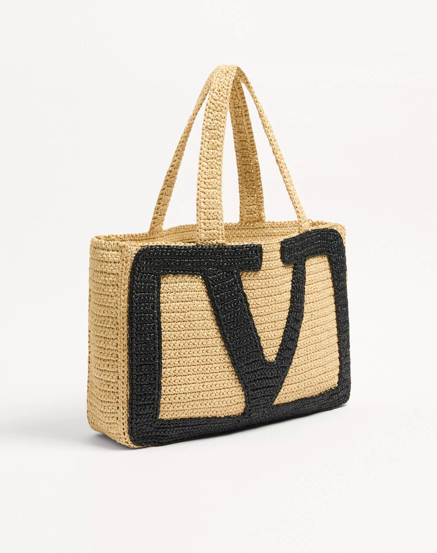 Valentino Garavani Crochet Shopping Tote Bag
