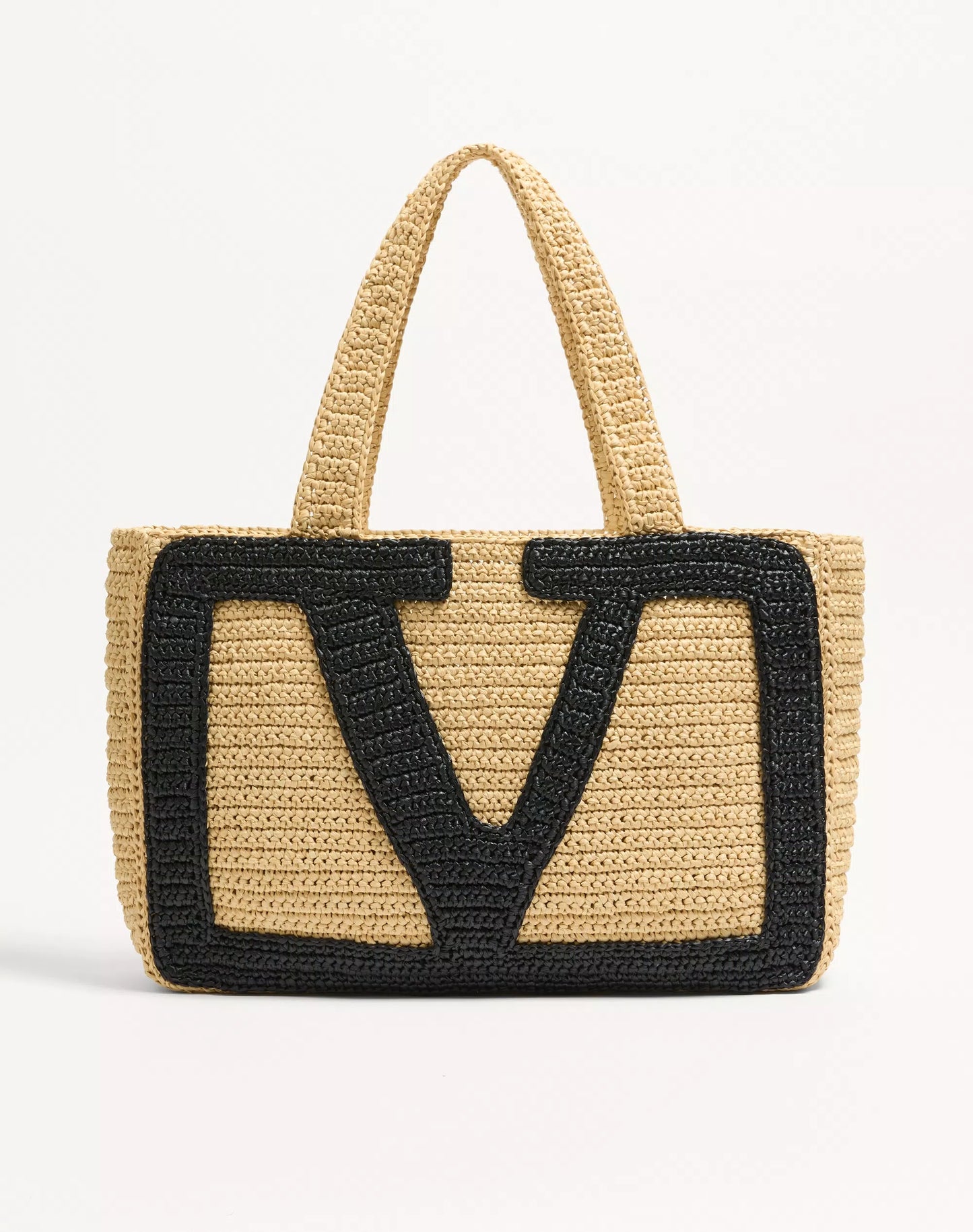 Valentino Garavani Crochet Shopping Tote Bag