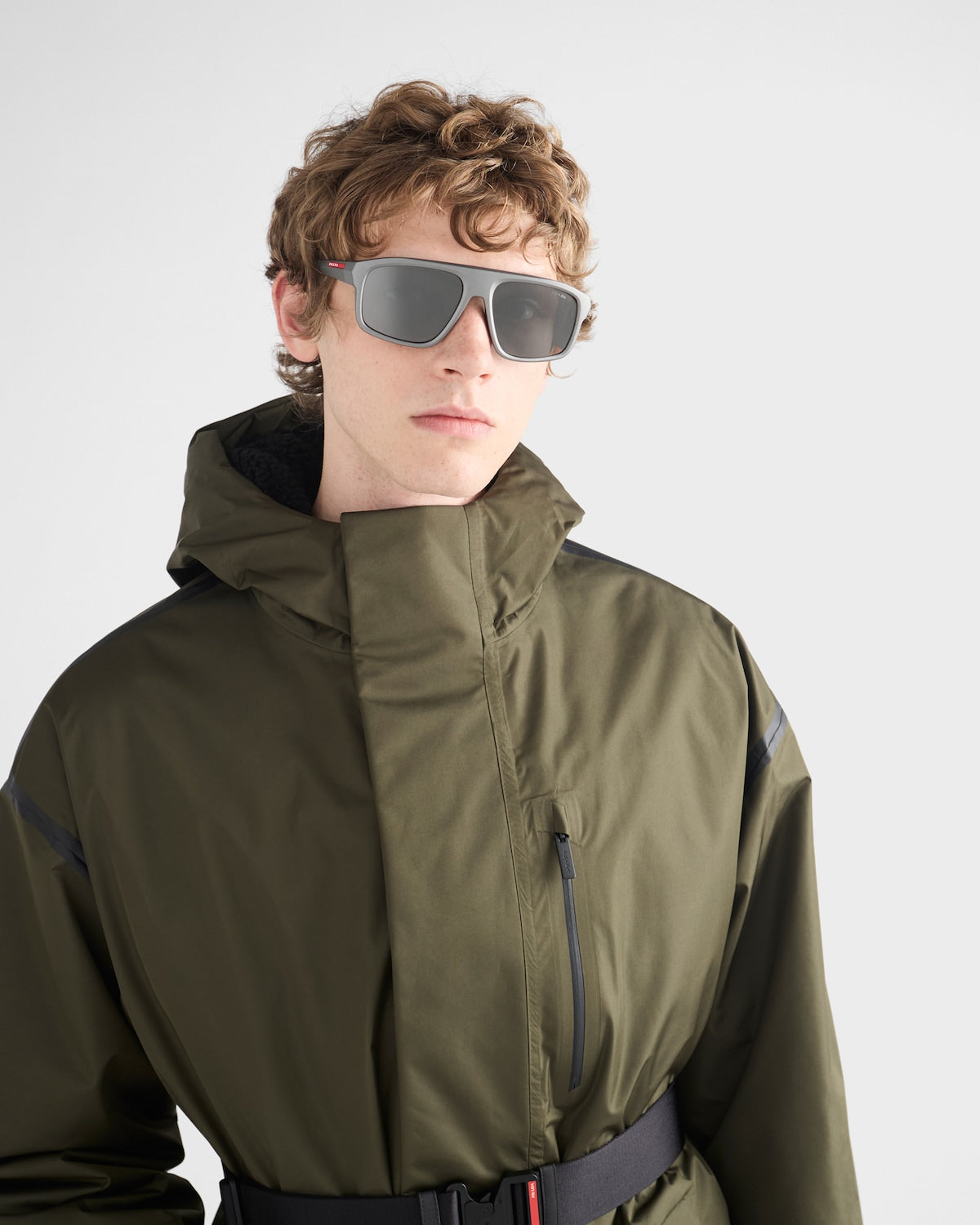 Prada Linea Rossa Sunglasses – Metallic Grey