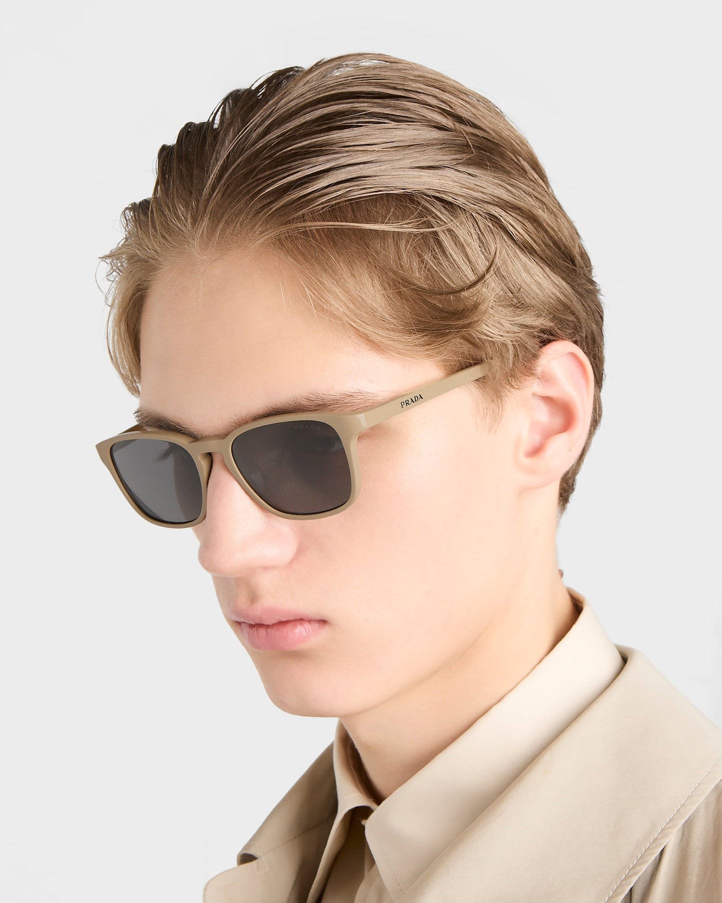 Prada - Dark Beige Runway Sunglasses
