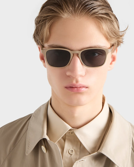 Prada - Dark Beige Runway Sunglasses