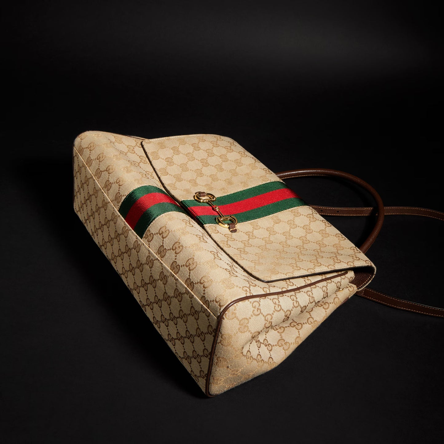 Gucci Paparazzo Large Top Handle Bag — GG Canvas