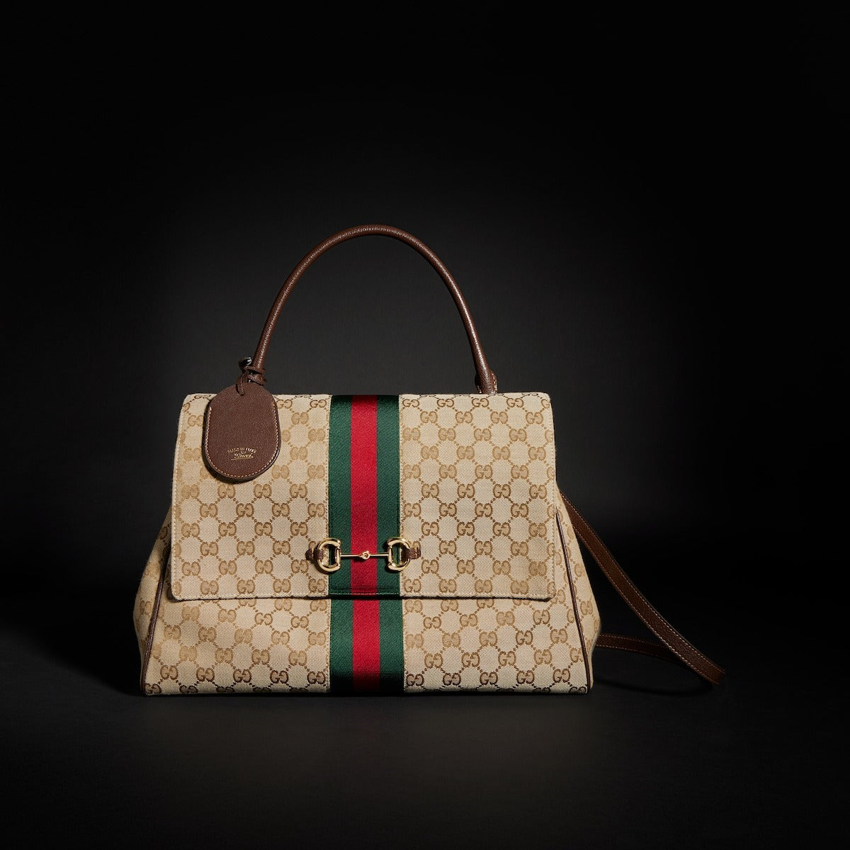 Gucci Paparazzo Large Top Handle Bag — GG Canvas