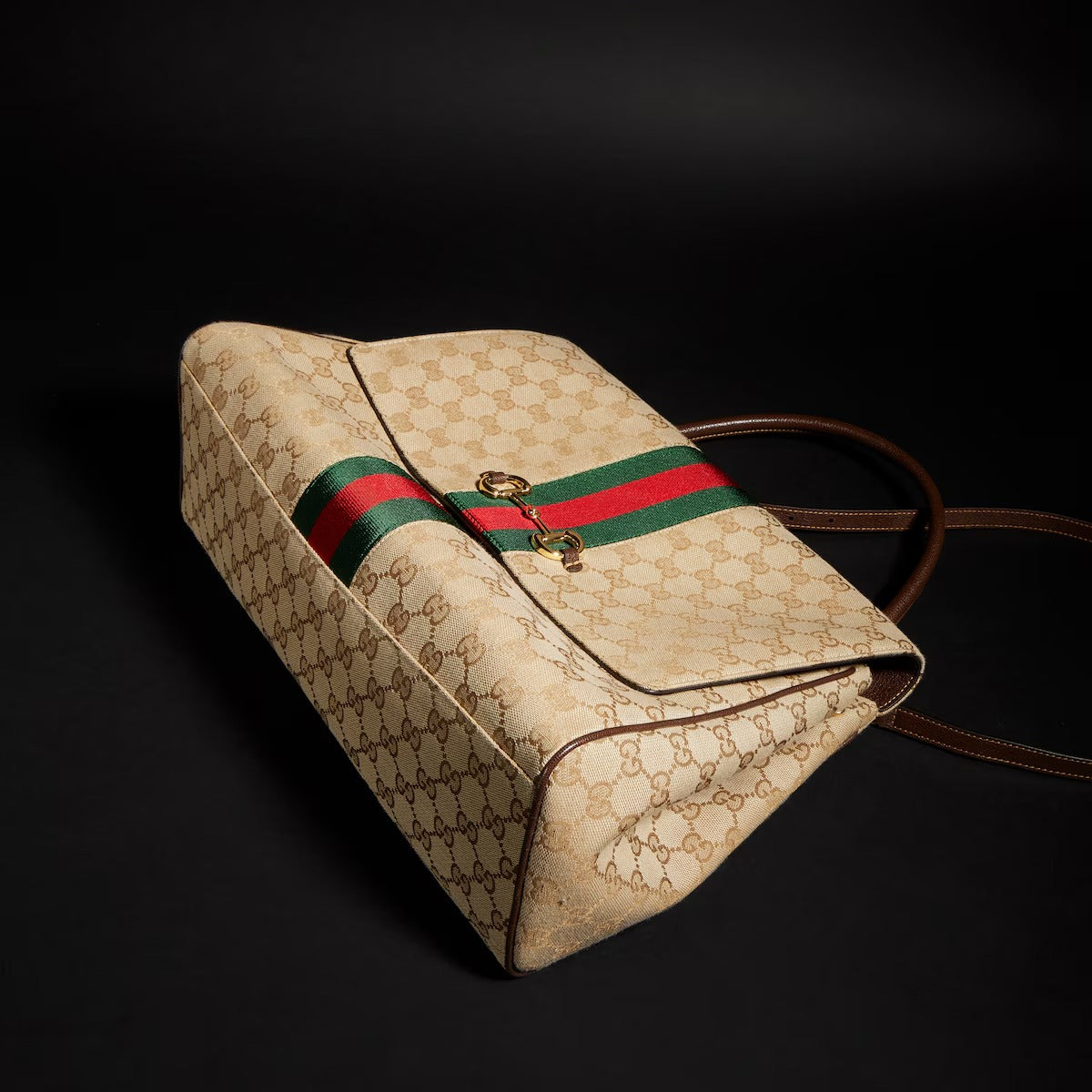 Gucci Paparazzo Large Top Handle Bag — GG Canvas